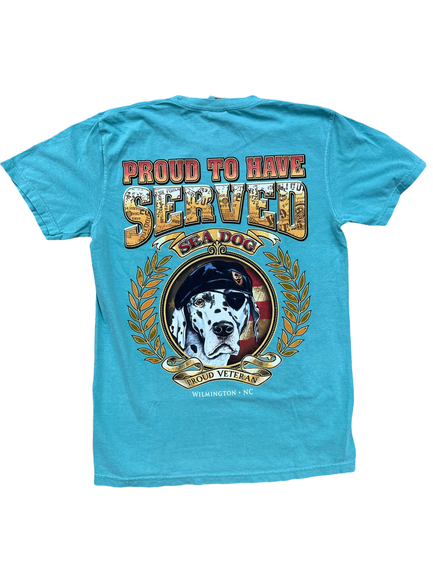 Proud To Have Served  Seadog - T Shirt - Seafoam