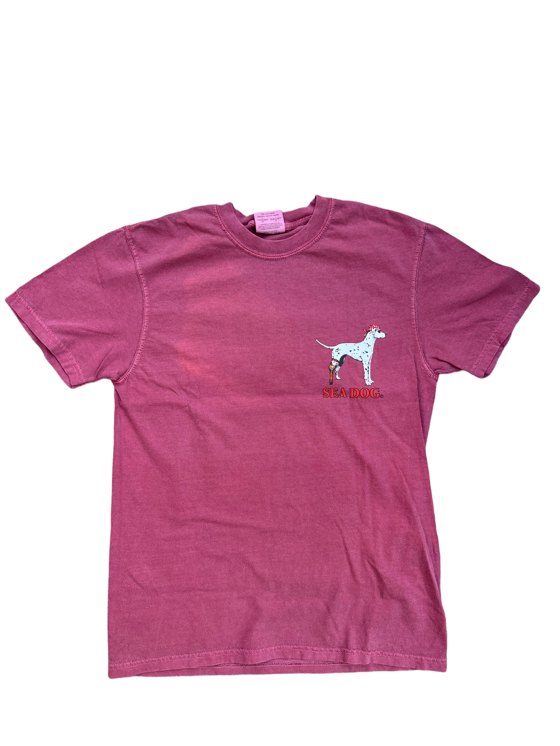 Dead Men Tell No Tales  - Sea Dog T Shirt - Brick