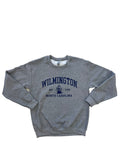 Wilmington NC Boat  - Crew Neck - Graphite Heather