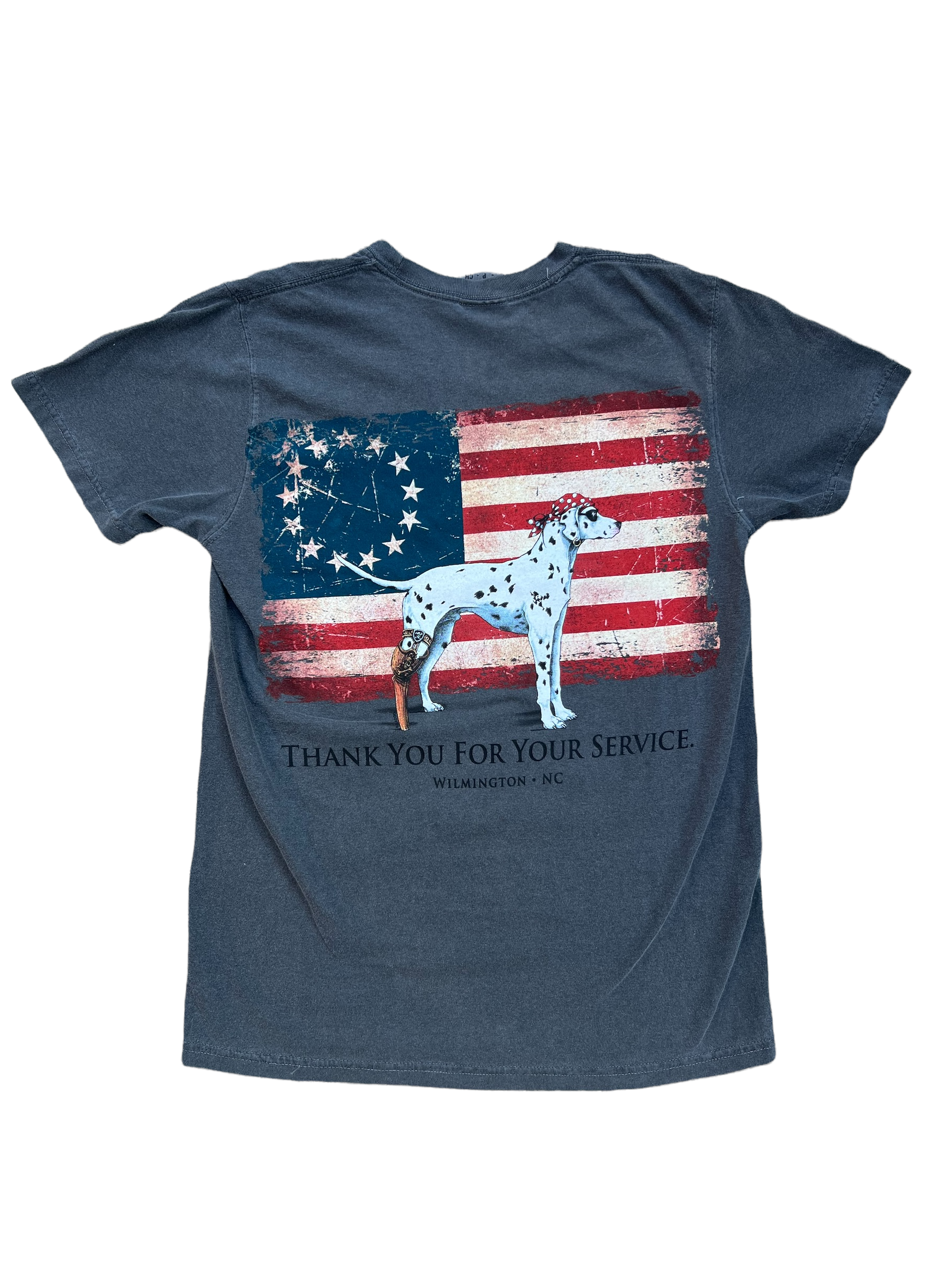Thank You For Your Service  - Sea Dog T Shirt - Pepper