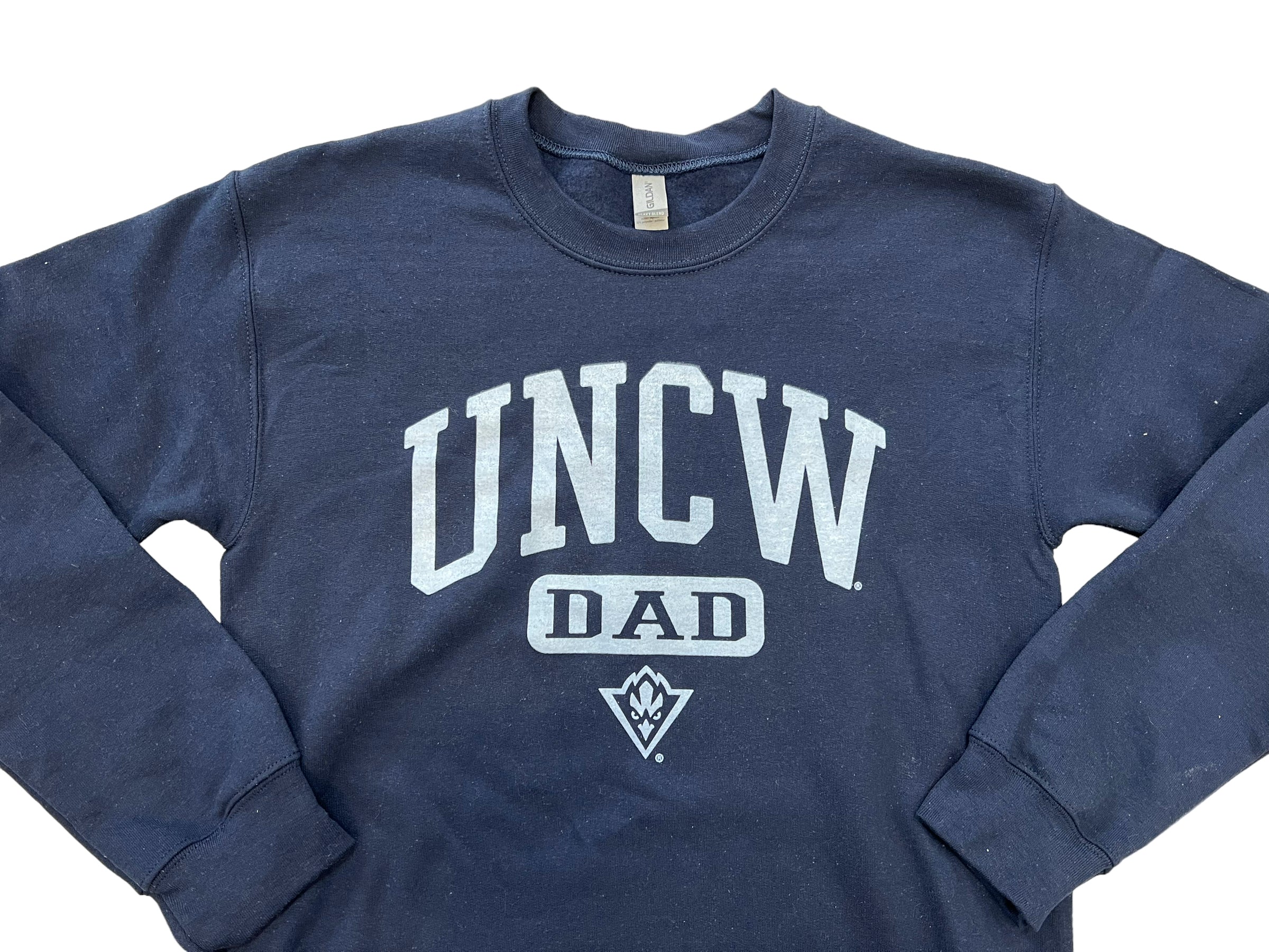 UNCW Seahawks Dad    - Crew Neck - Navy