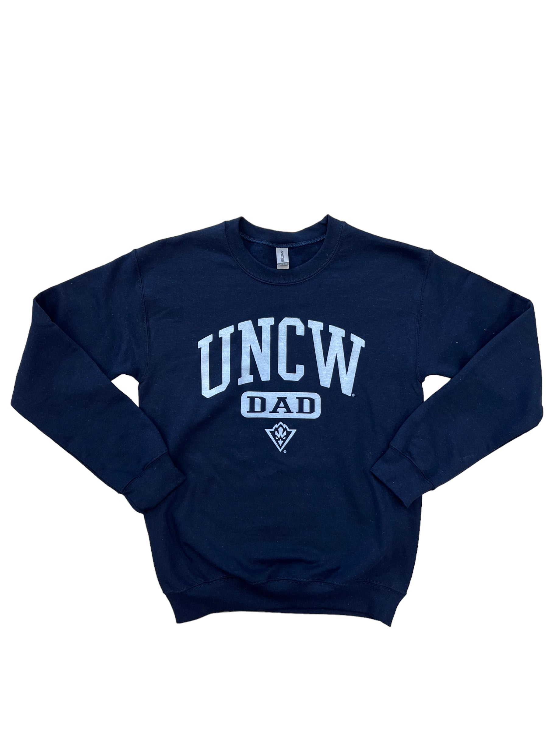 UNCW Seahawks Dad    - Crew Neck - Navy