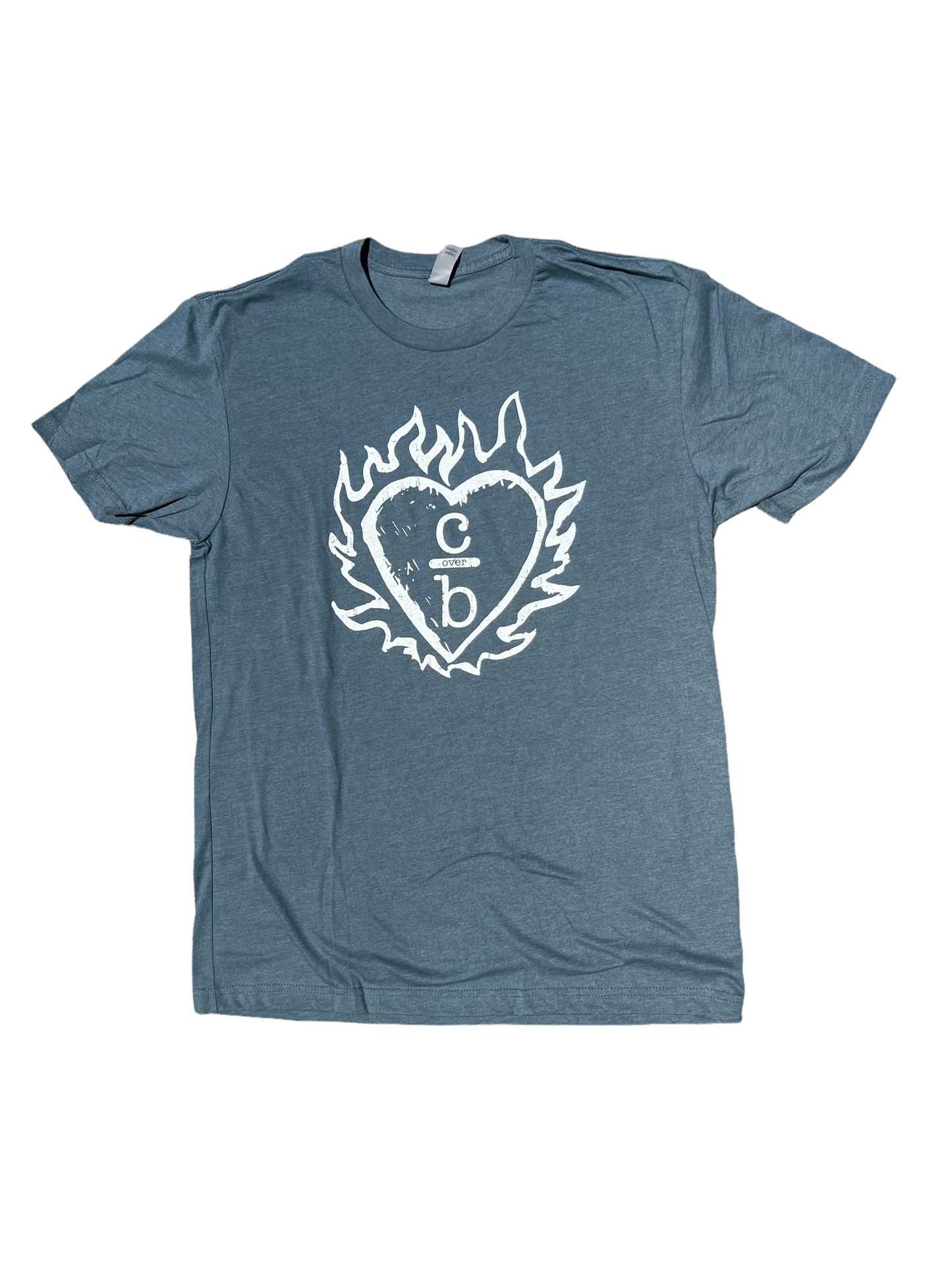 ONE TREE HILL Flame Heart Clothes Over Bros- T Shirt – Indigo