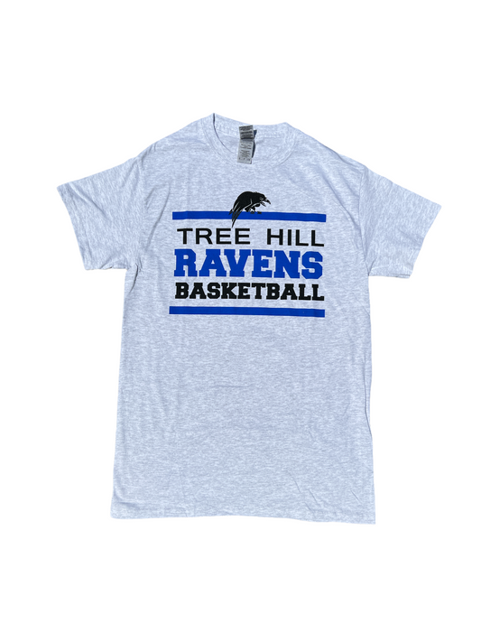 Tree Hill Ravens Basketball - T Shirt - Ash