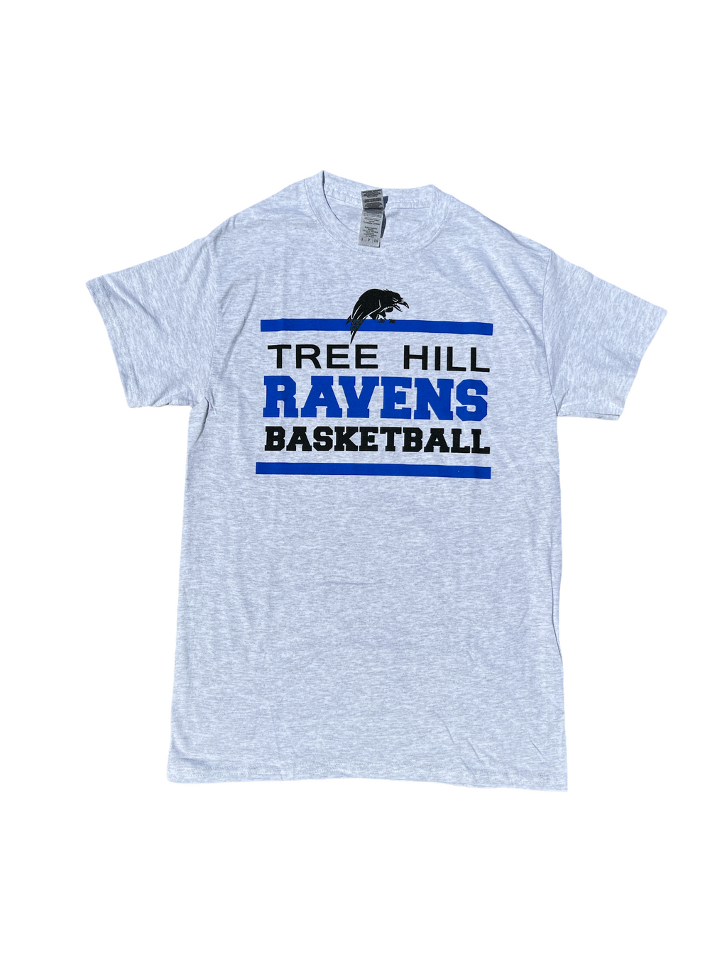 Tree Hill Ravens Basketball Film - T Shirt - Ash