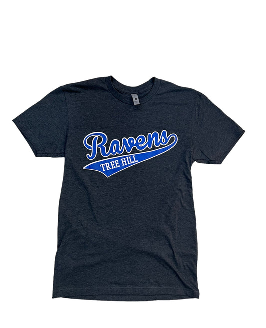 Tree Hill Ravens Swoosh - Charcoal