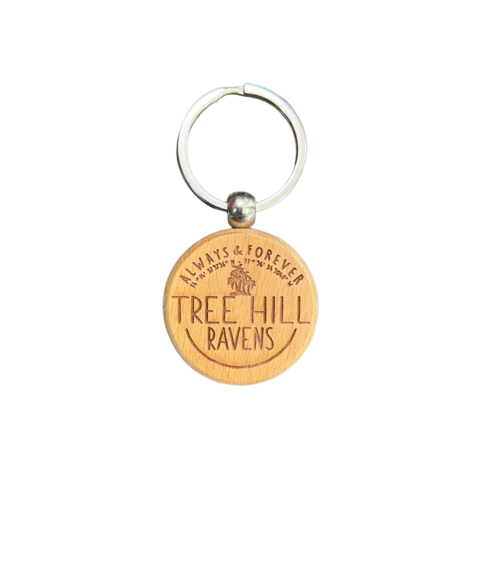 Always And Forever  One Tree Hill  - Wood Key Chain