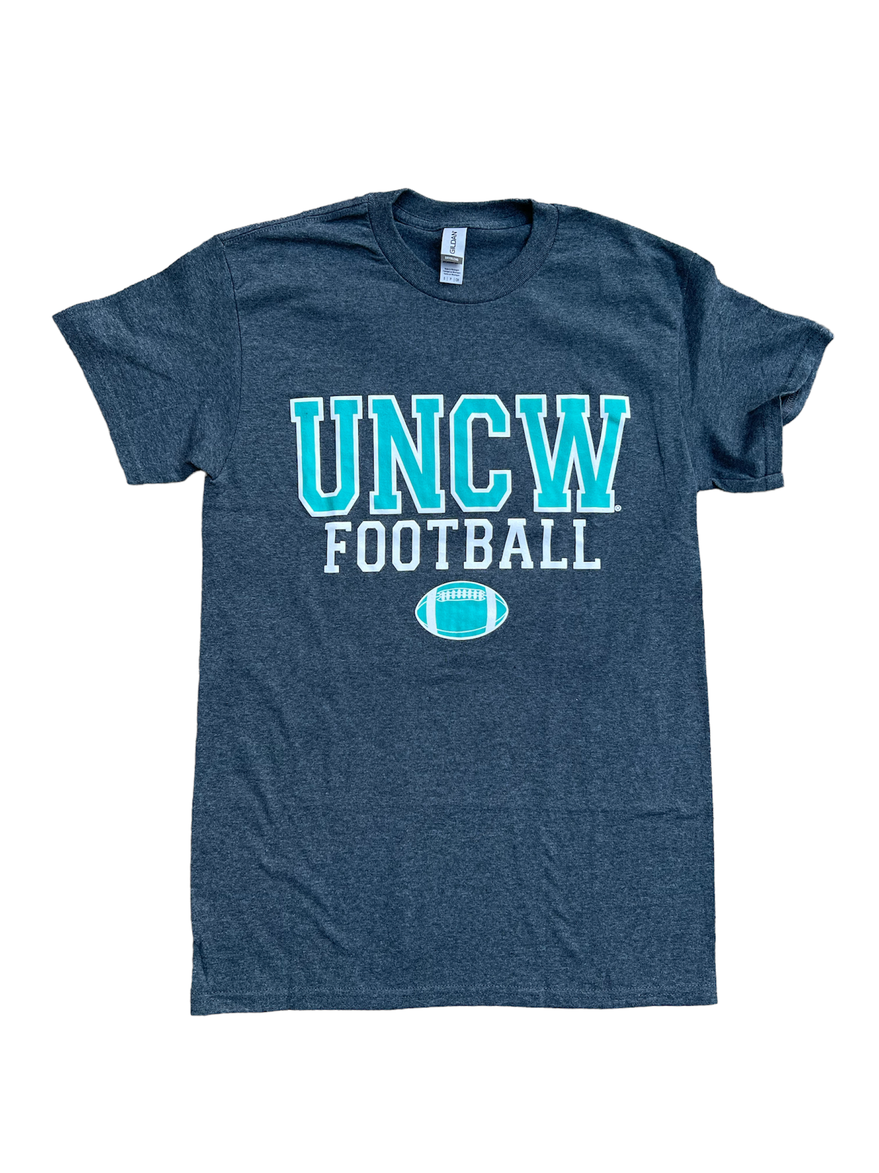 UNCW Football Undefeated  - T Shirt - Dark Heather