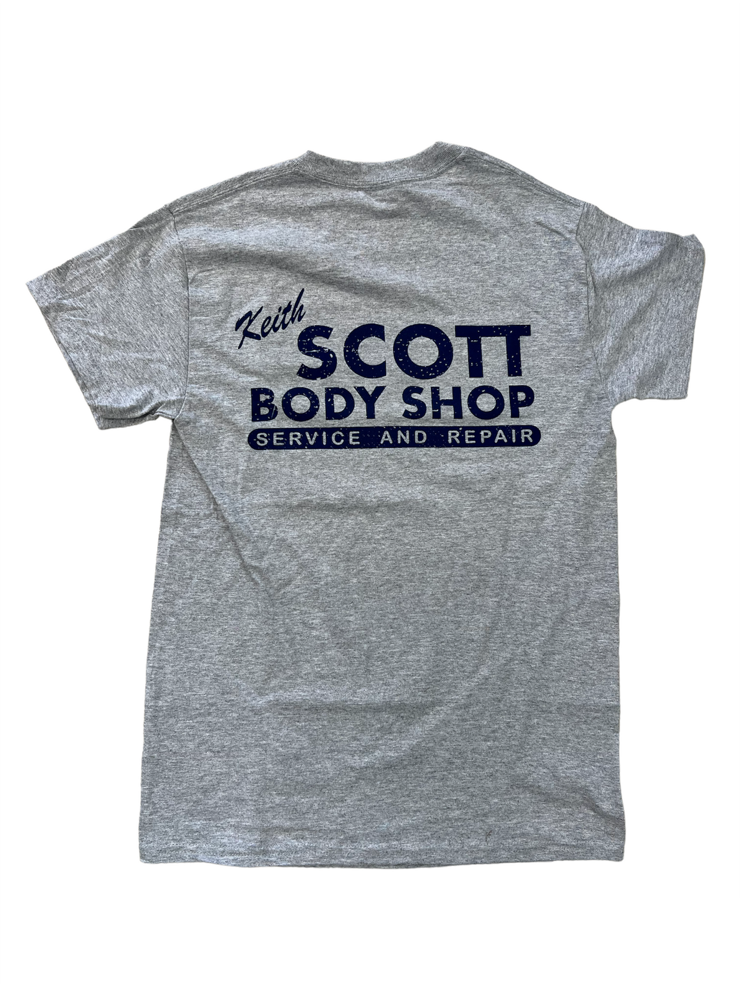 Keith Scott Body Shop – T Shirt – Sport Grey