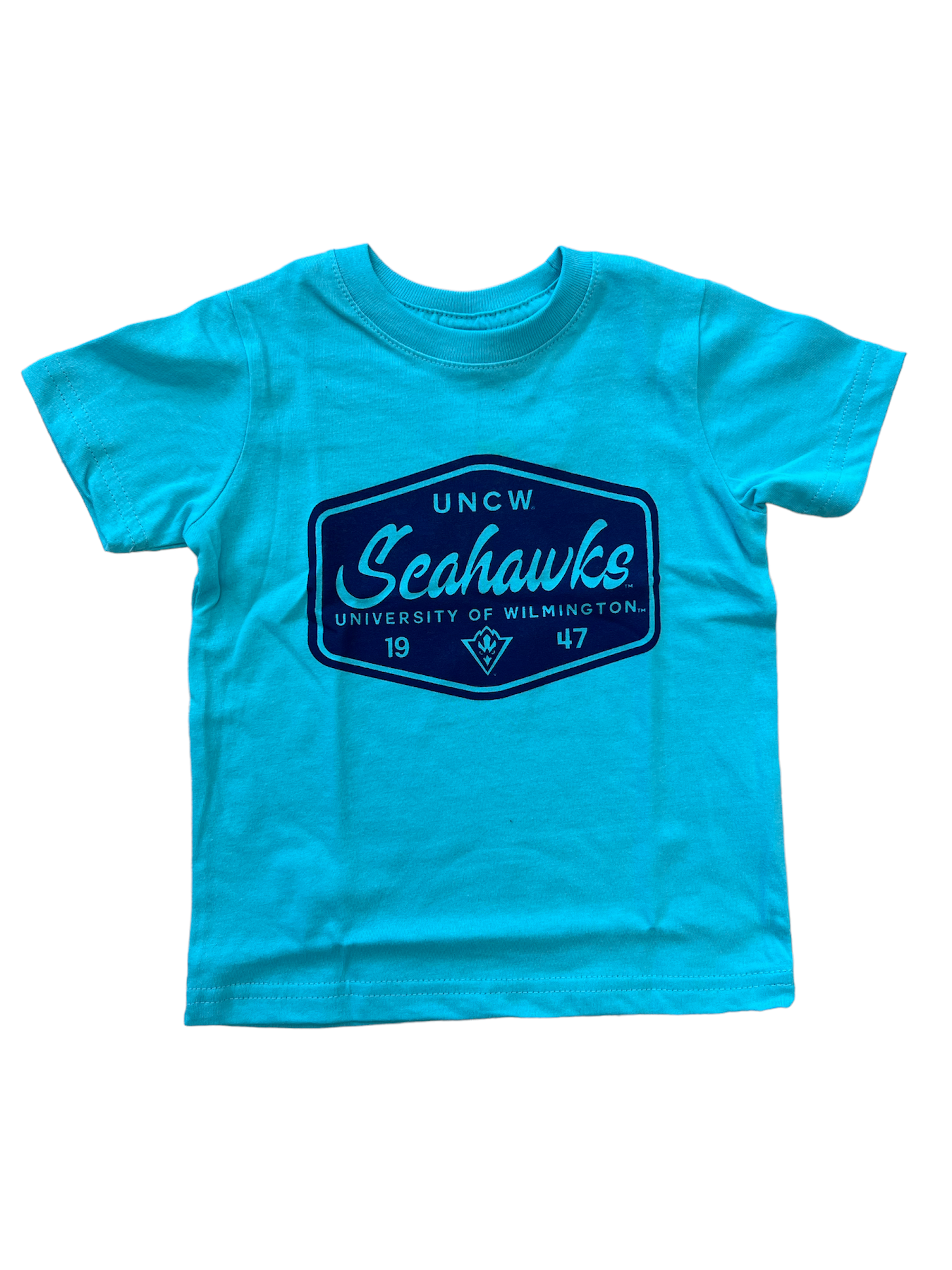Uncw Seahawks Hex Toddler  - T Shirt  - Heather Blue