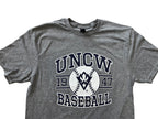 UNCW Baseball  - T Shirt - Grey