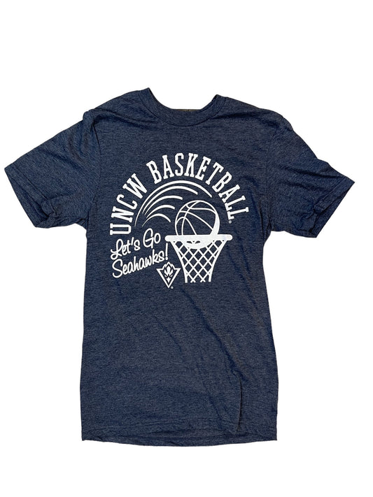 UNCW Basketball - T Shirt - Mid Night Navy