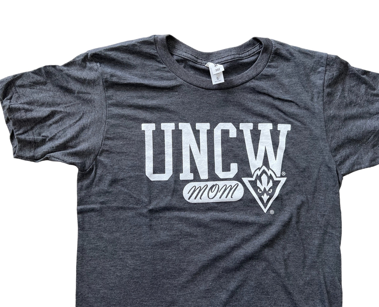 UNCW Seahawks Mom - T Shirt - Charcaol