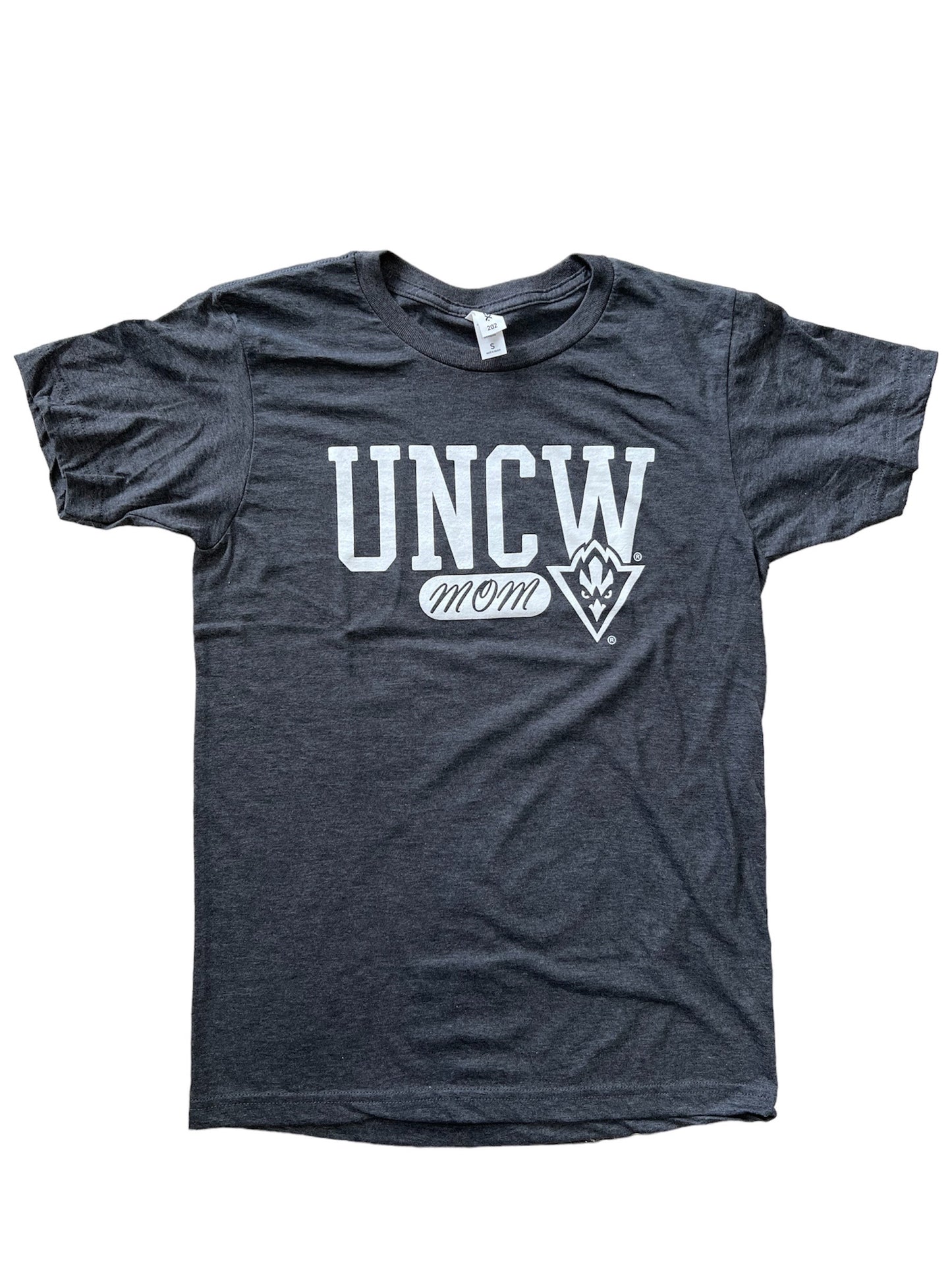 UNCW Seahawks Mom - T Shirt - Charcaol