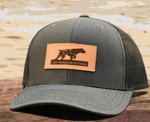 Pointer Dog – Richardson Trucker Hat – Charcoal / Black