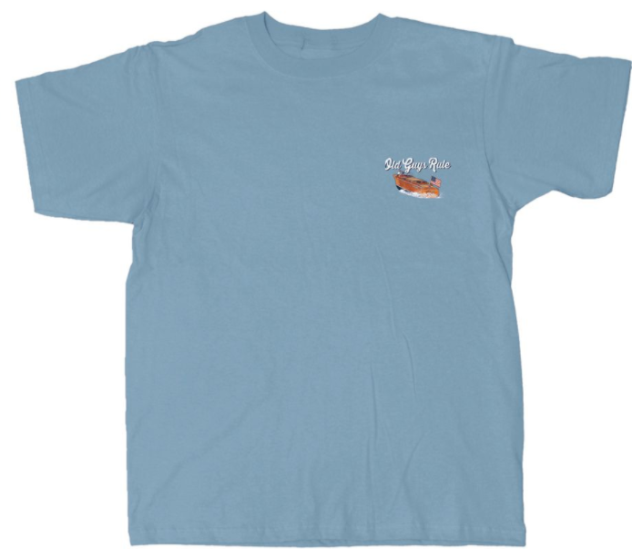 Chris Craft , It Took Decades to look This good – T Shirt – Denim Blue