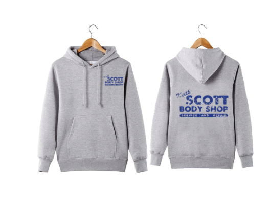Keith Scott Body Shop – Hoodie – Sport Grey