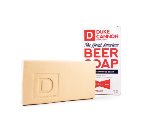 GREAT AMERICAN BEER SOAP - MADE WITH BUDWEISER