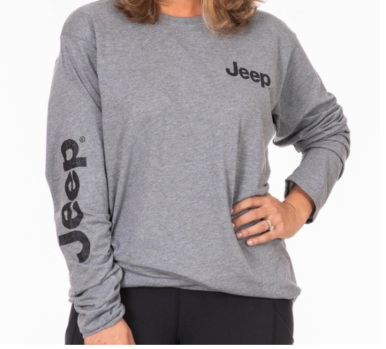 JEEP An American Tradition - Long Sleeve Shirt - Graphite Heather