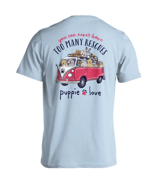 Rescue Bus - T Shirt - Light Blue