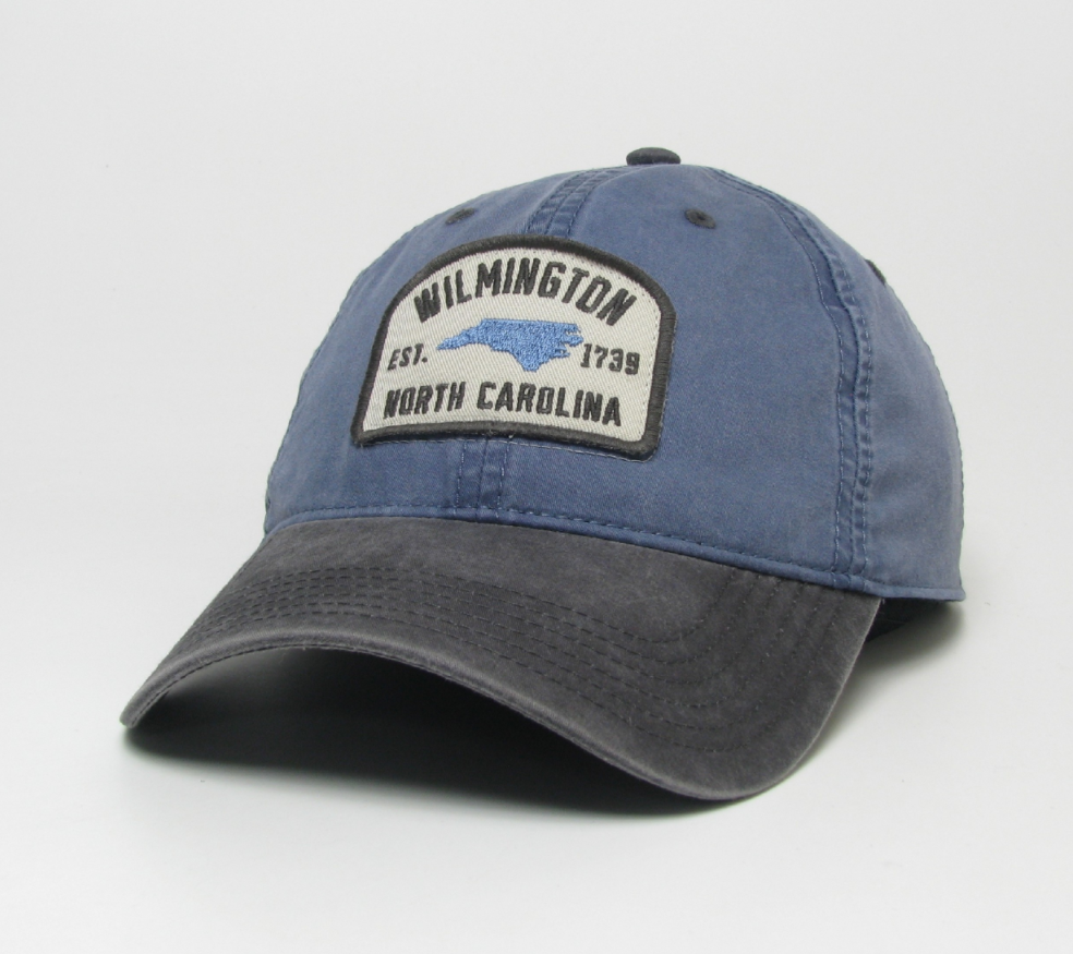 Wilmington NC Patch Shape – Legacy EZA Hat – Slate Blue