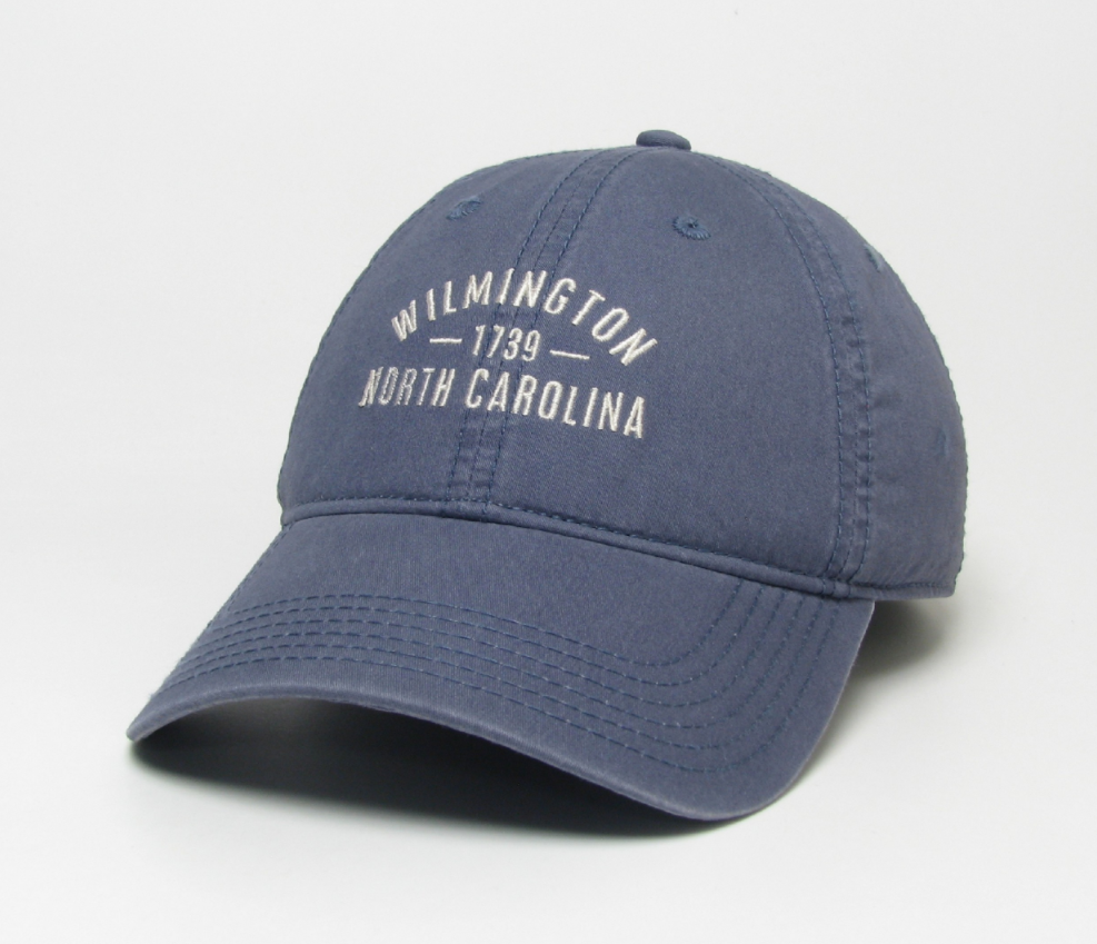 Wilmington Text   – Legacy Light Weight Hat – Slate Blue