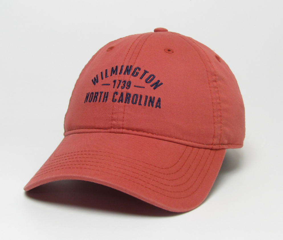 Wilmington Text   – Legacy Light Weight Hat – Coral