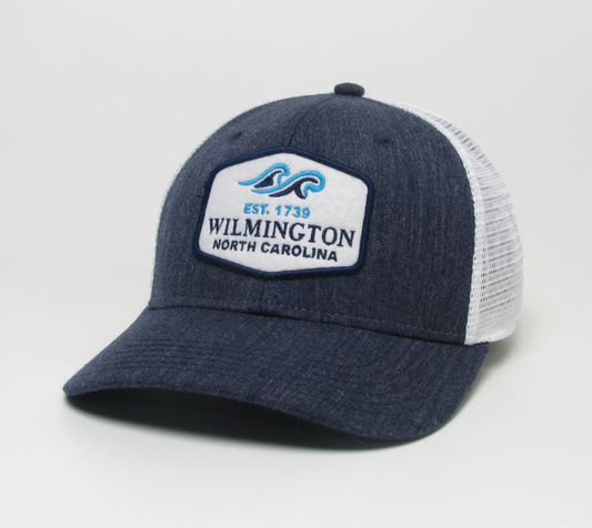 Wilmington Waves  – Legacy Low Pro Snap Back Hat – Navy  / White