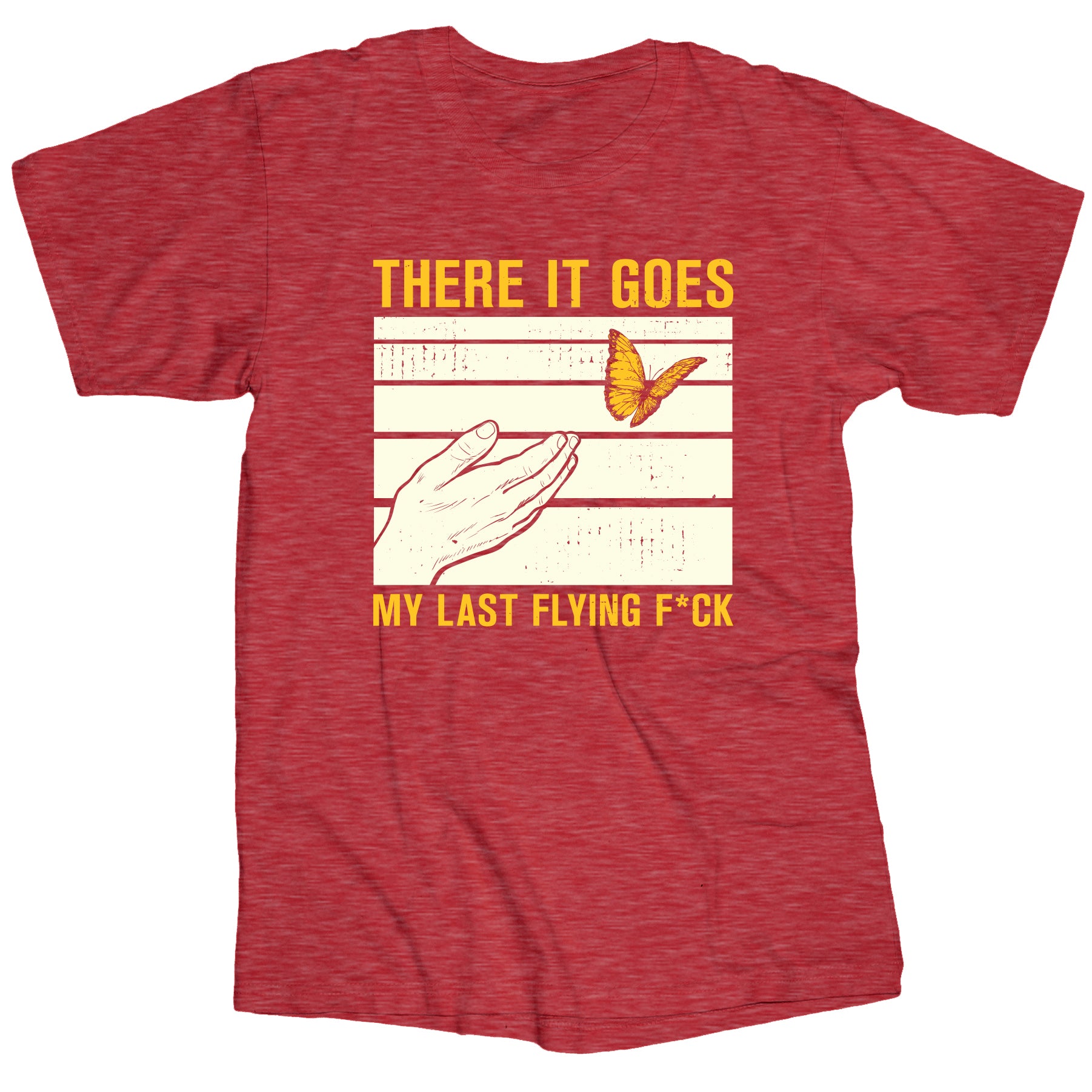 There Goes my Last Flying F*** - T Shirt - Red