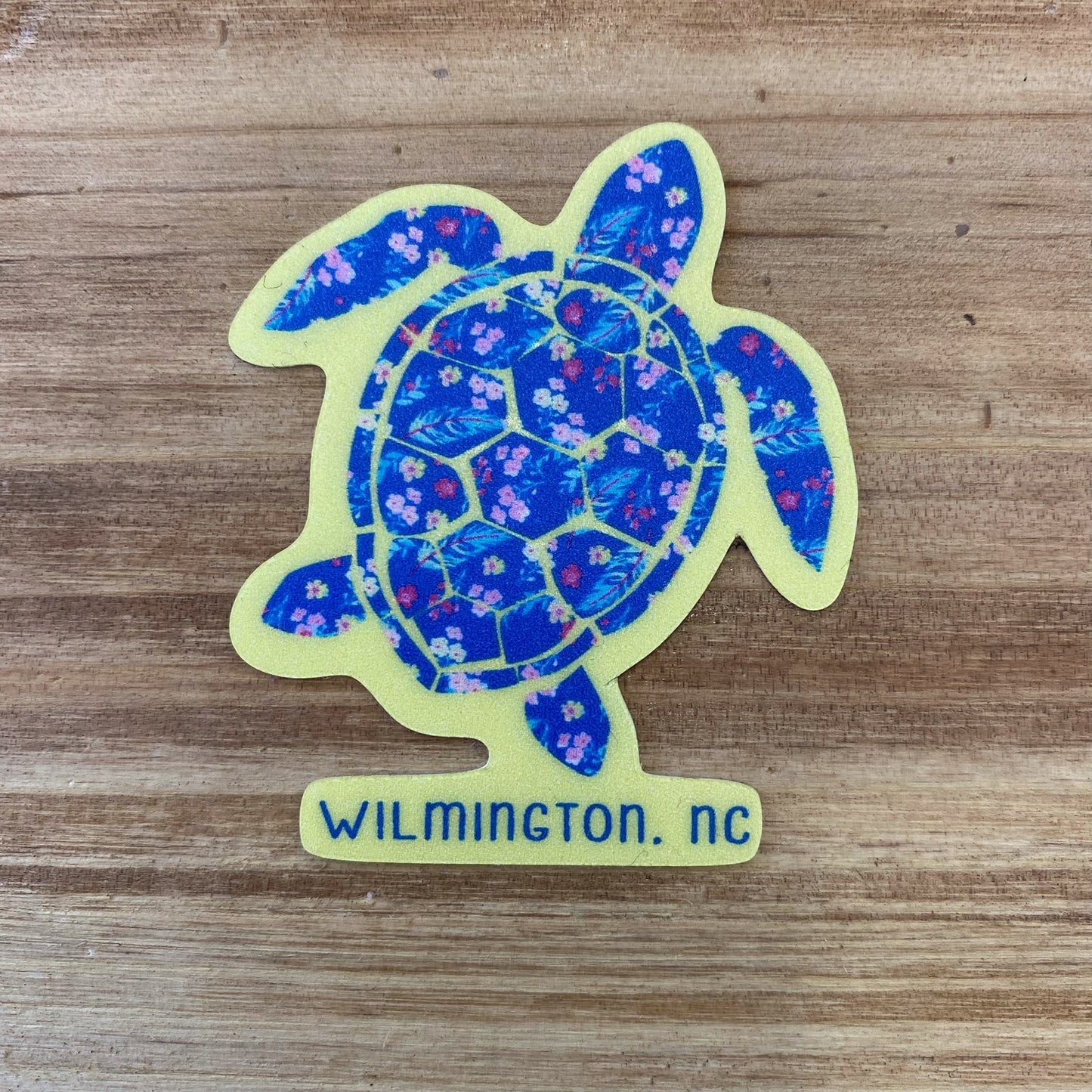 TURTLE  WILMINGTON  , NC  – STICKER ( 2″ X 2″ ROUGHLY )