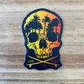 CAPE FEAR SKULL  CAPE FEAR , NC  – STICKER ( 2″ X 2″ ROUGHLY )