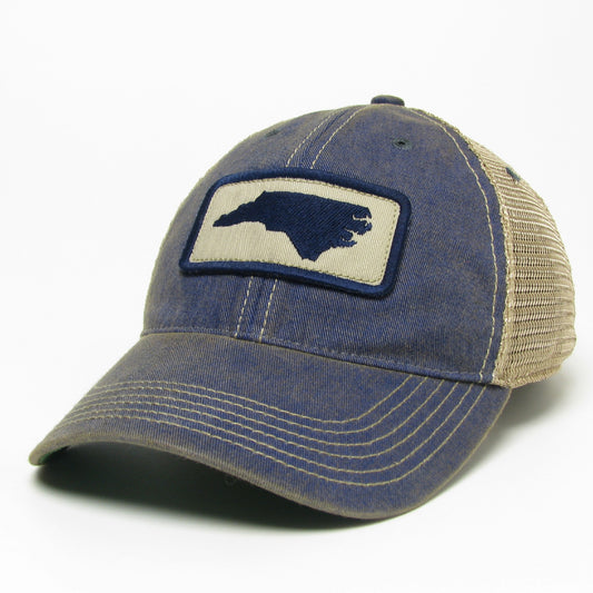 NC Shape Original – Legacy OFA Trucker Hat – Vintage Blue Jean