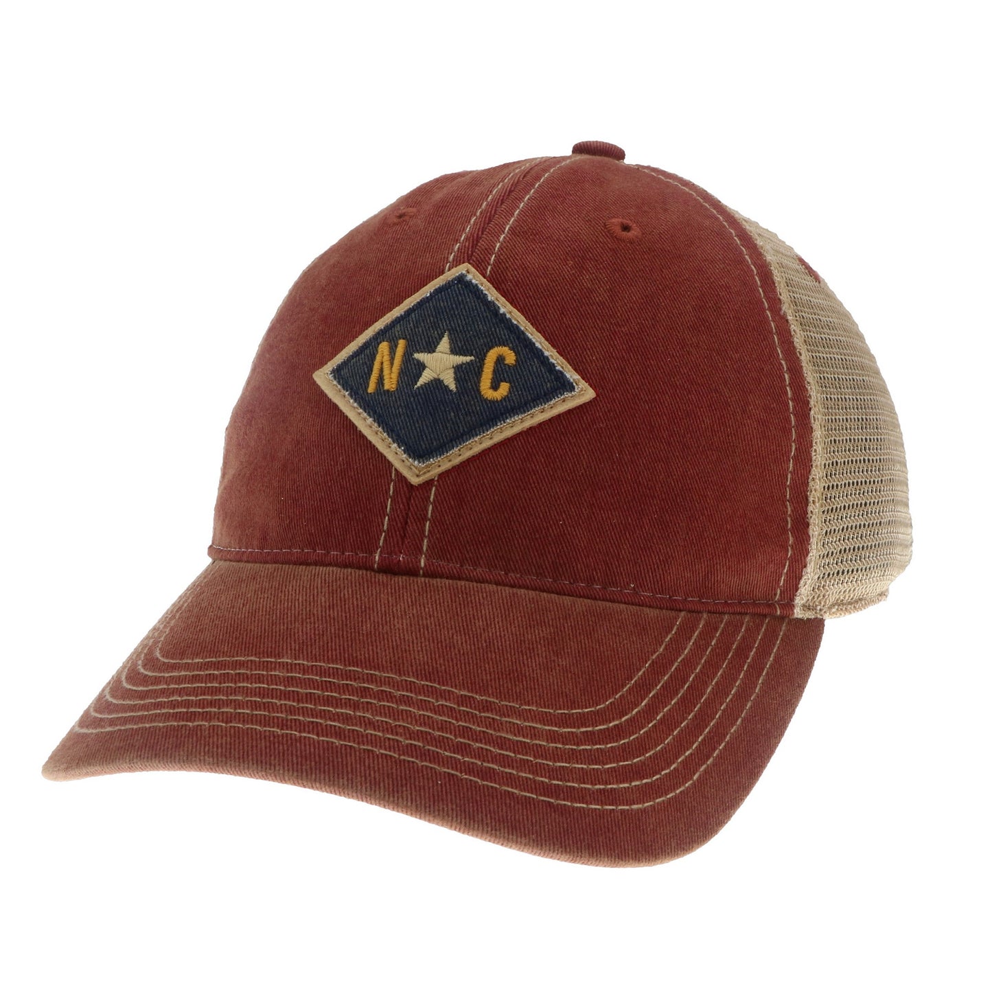 NC Diamond – Legacy OFA Trucker Hat – Vintage Cardinal