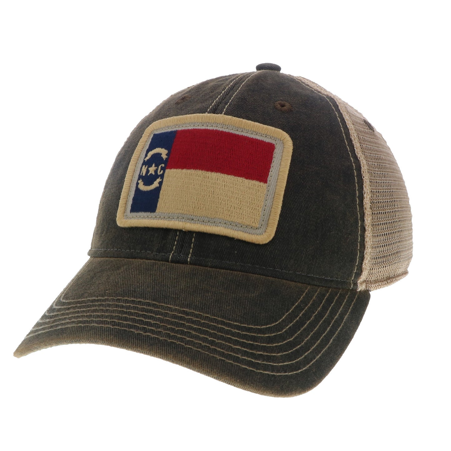 NC Flag – Legacy OFA Trucker Hat – Vintage Black