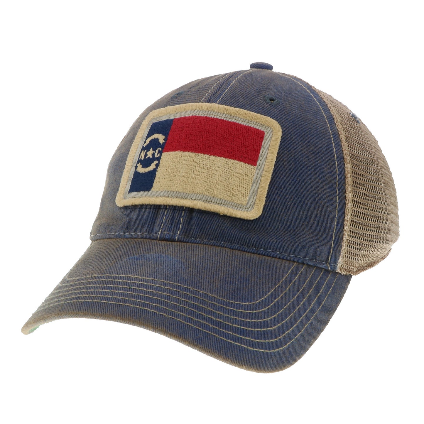 NC Flag – Legacy OFA Trucker Hat – Vintage Blue Jean