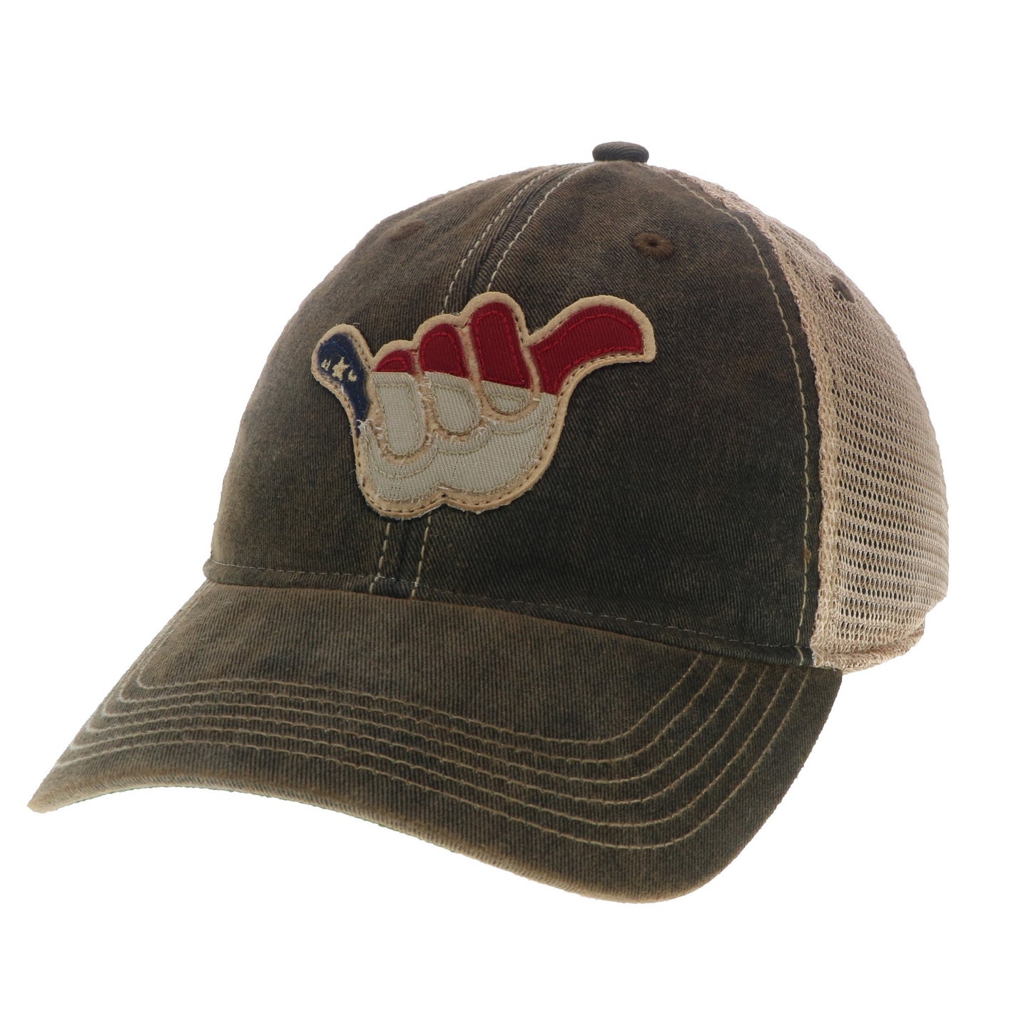 NC Hang Loose -OFA Trucker Hat – Vintage Black